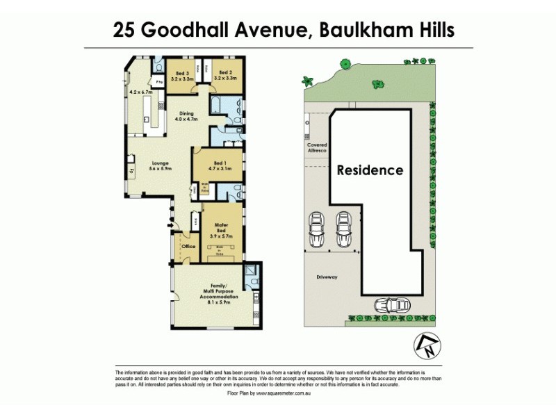 25 Goodhall Avenue, Baulkham Hills NSW 2153 Floorplan