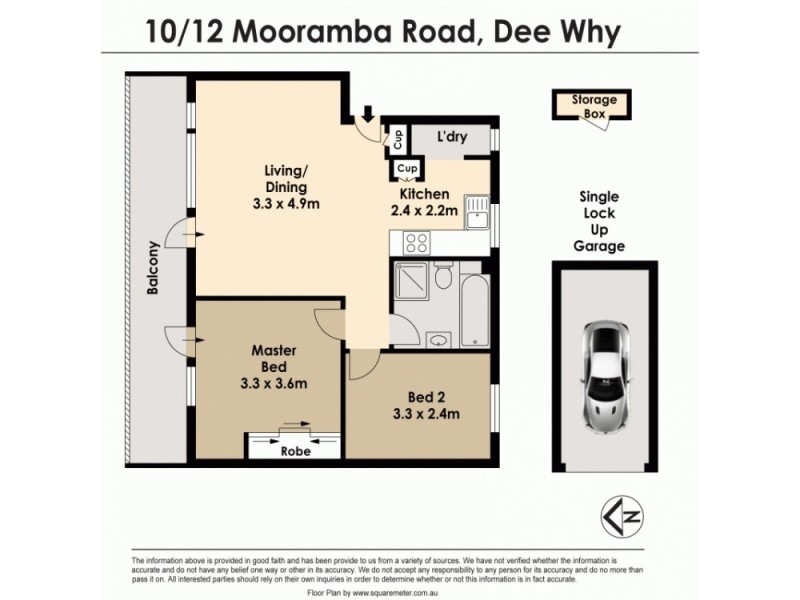 10/12 Mooramba Road, Dee Why NSW 2099 Floorplan
