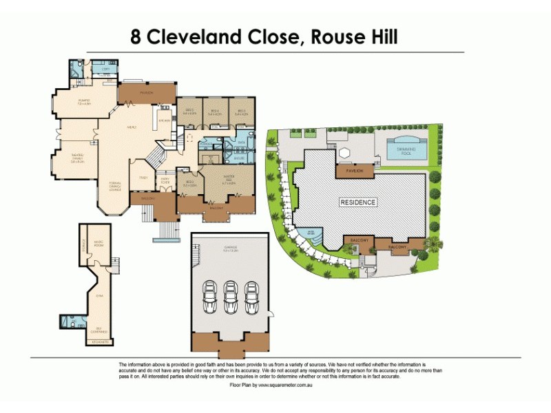 8 Cleveland Close, Rouse Hill NSW 2155 Floorplan