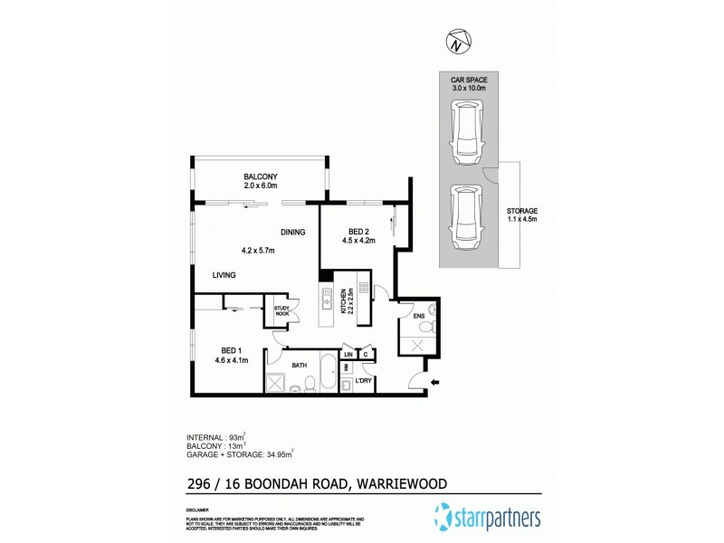 269/16 Boondah Rd, Warriewood NSW 2102 Floorplan