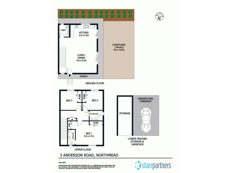 3 / 1A Anderson Rd, Northmead NSW 2152 Floorplan