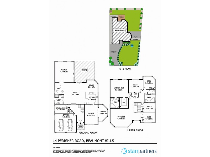 14 Perisher Road, Beaumont Hills NSW 2155 Floorplan