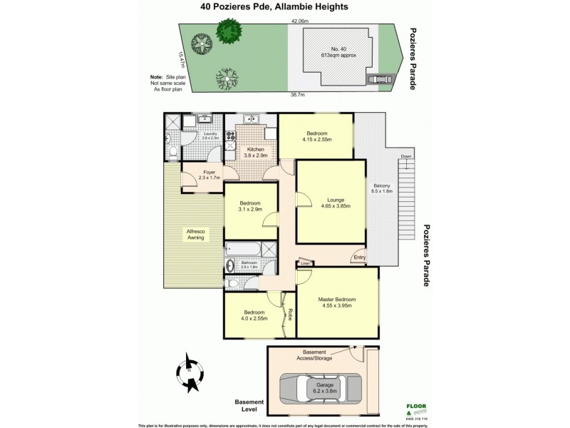 40 Pozieres Parade, Allambie Heights NSW 2100 Floorplan