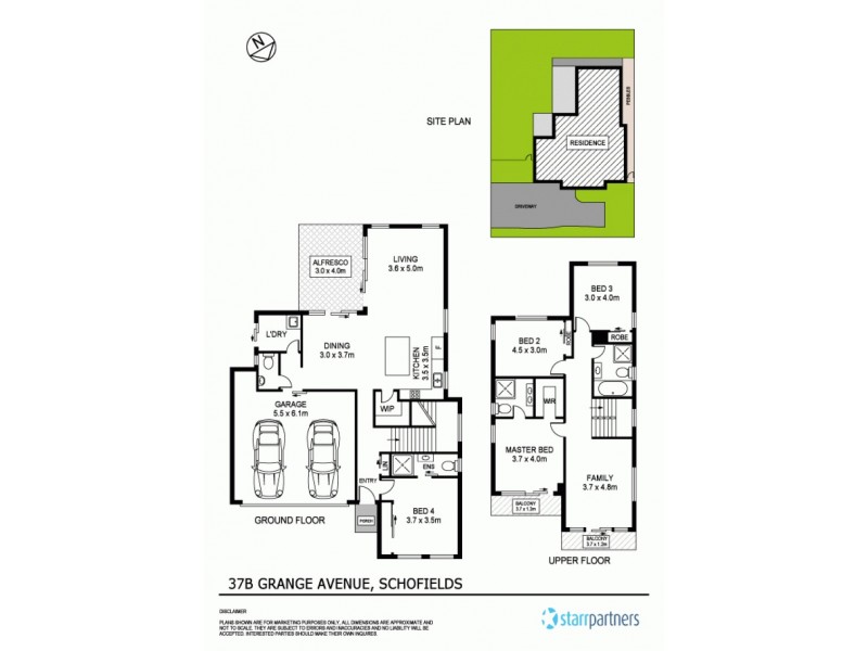 37B Grange Avenue, Schofields NSW 2762 Floorplan