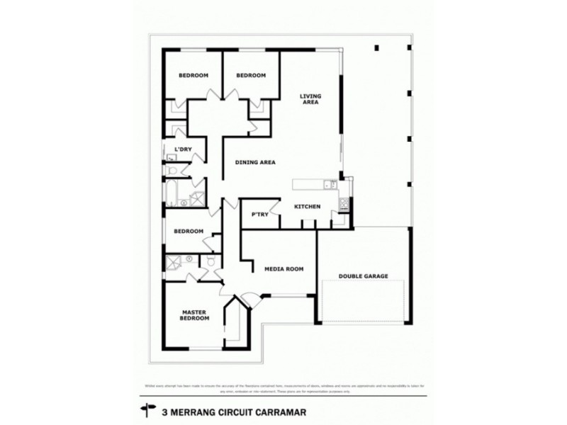 3 Merrang Circuit, Carramar WA 6031 Floorplan