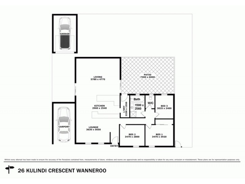 26 Kulindi Crescent, Wanneroo WA 6065 Floorplan