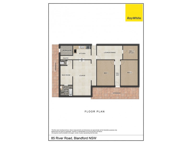 85 River Road, Blandford NSW 2338 Floorplan