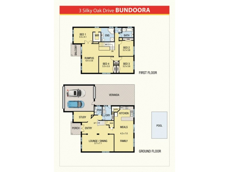 3 Silky Oak Drive, Bundoora VIC 3083 Floorplan