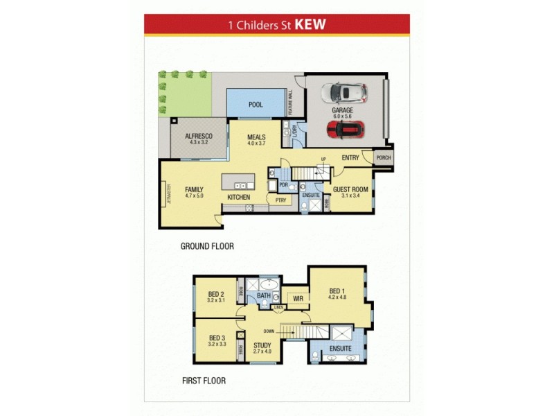 1 Childers Street, Kew VIC 3101 Floorplan