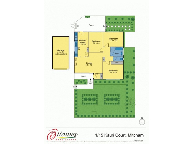 1/15 Kauri Court, Mitcham VIC 3132 Floorplan