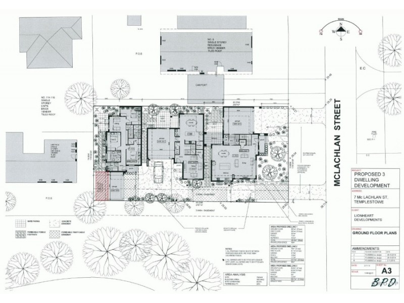 Unit 1, 2 & 3/7 McLachlan Street, Templestowe VIC 3106 Floorplan