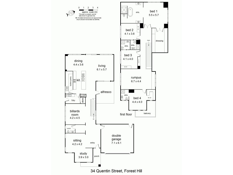 34 Quentin Street, Forest Hill VIC 3131 Floorplan