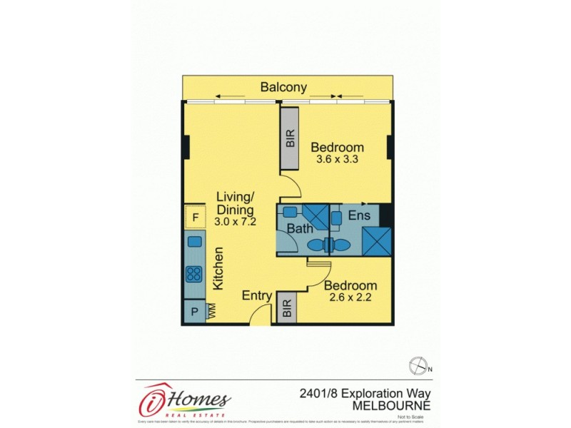 2104/8 Exploration Lane, Melbourne VIC 3000 Floorplan