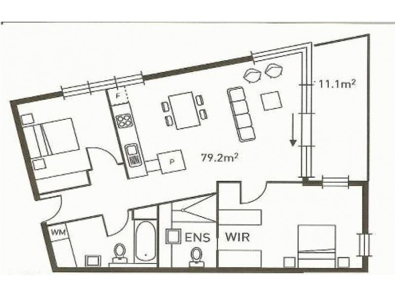 506/51-65 Hopkins Street, Footscray VIC 3011 Floorplan