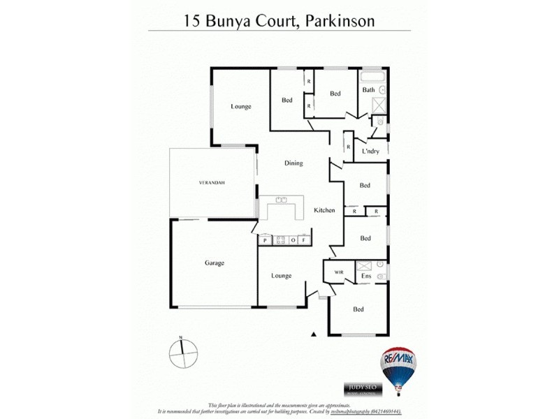 15 Bunya Ct, Parkinson QLD 4115 Floorplan