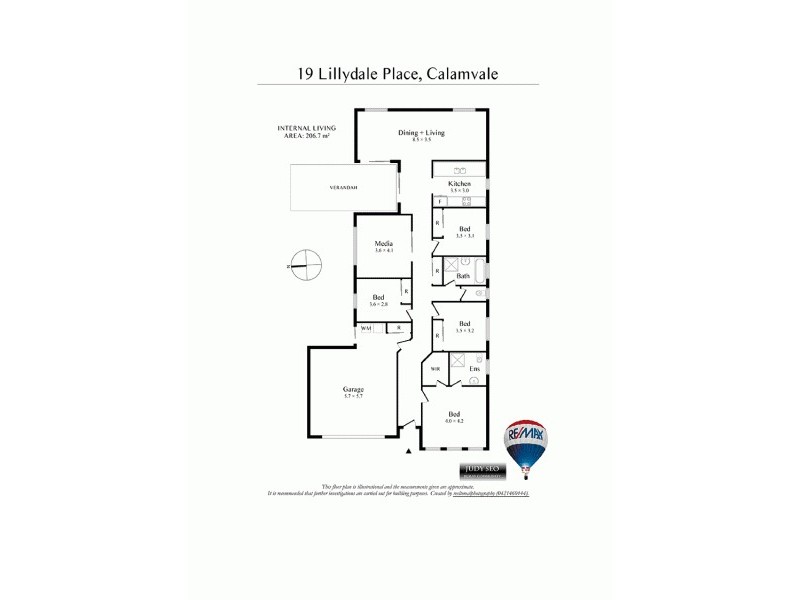 19 Lillydale Pl, Calamvale QLD 4116 Floorplan