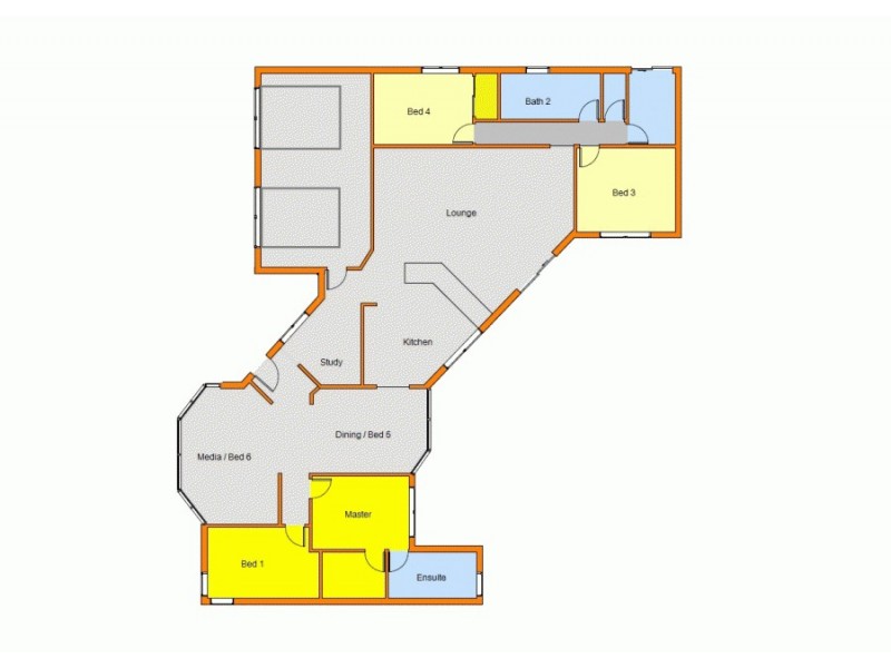 1 Wattle Court, Calamvale QLD 4116 Floorplan