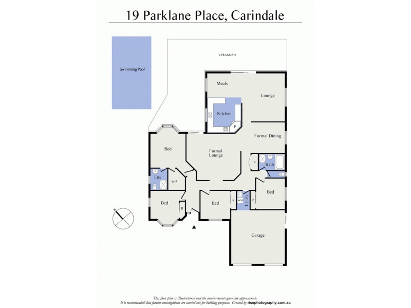 19 Parklane Pl, Carindale QLD 4152 Floorplan