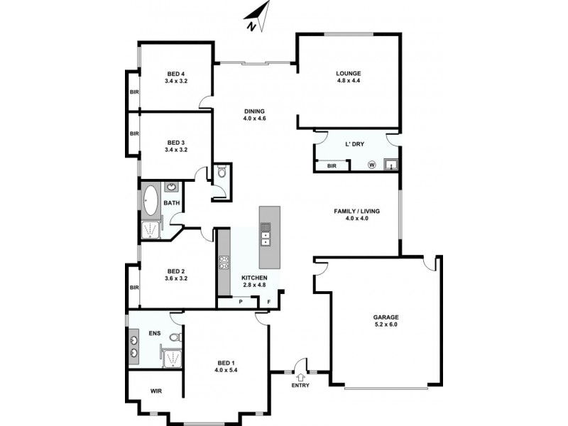 12 Cobbin circuit, Redbank Plains QLD 4301 Floorplan