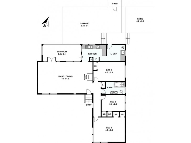 1 Merlin Street, Tennyson QLD 4105 Floorplan