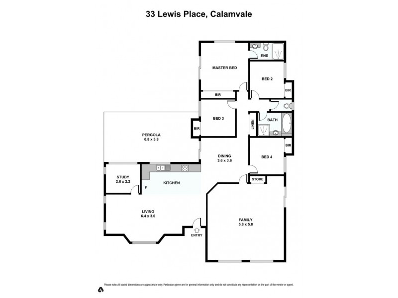 33 Lewis place, Calamvale QLD 4116 Floorplan