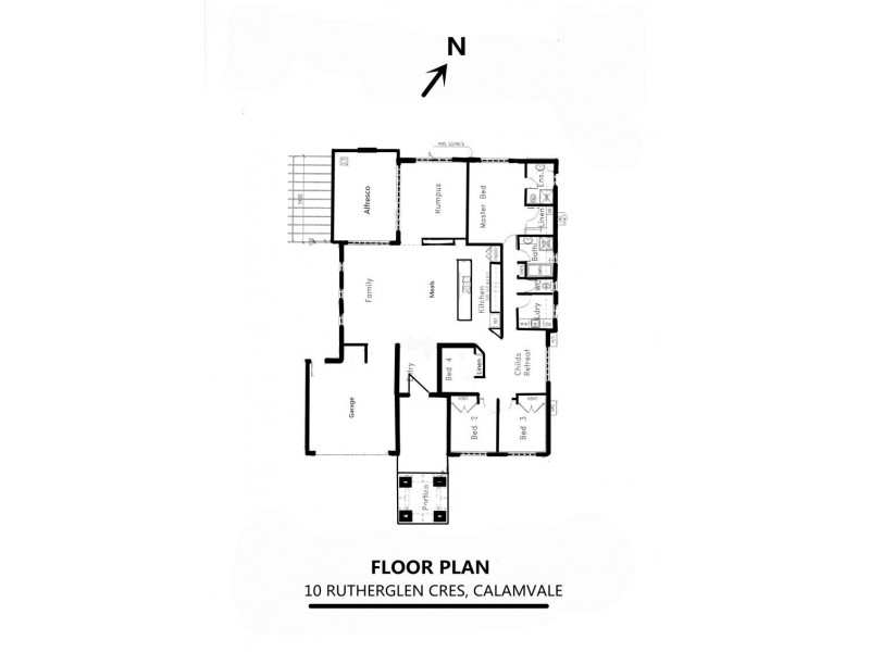 10 Rutherglen Crescent, Calamvale QLD 4116 Floorplan