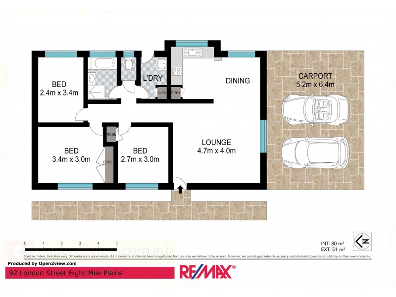 92 London St, Eight Mile Plains QLD 4113 Floorplan