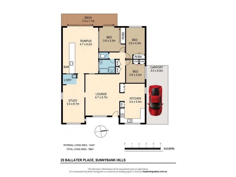 25 Ballater Street, Sunnybank Hills QLD 4109 Floorplan