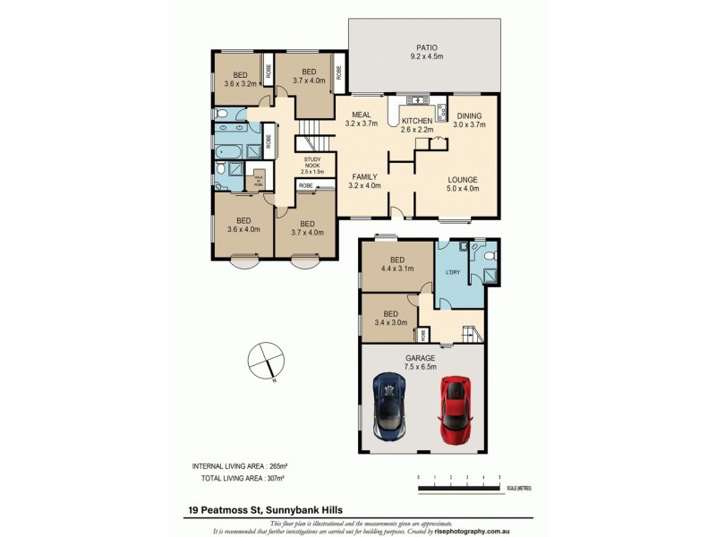 19 Peatmoss Street, Sunnybank Hills QLD 4109 Floorplan