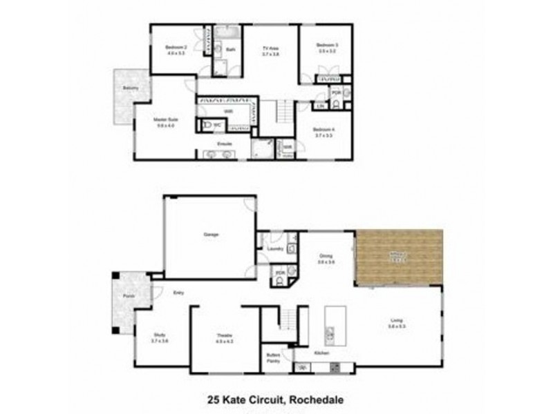 25 Kate Circuit, Rochedale QLD 4123 Floorplan