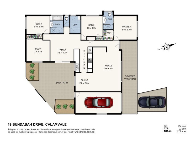 19 Bundabah Drive, Calamvale QLD 4116 Floorplan
