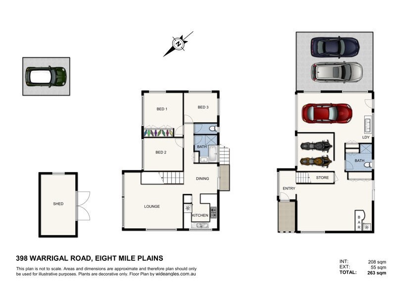 398 Warrigal Road, Eight Mile Plains QLD 4113 Floorplan