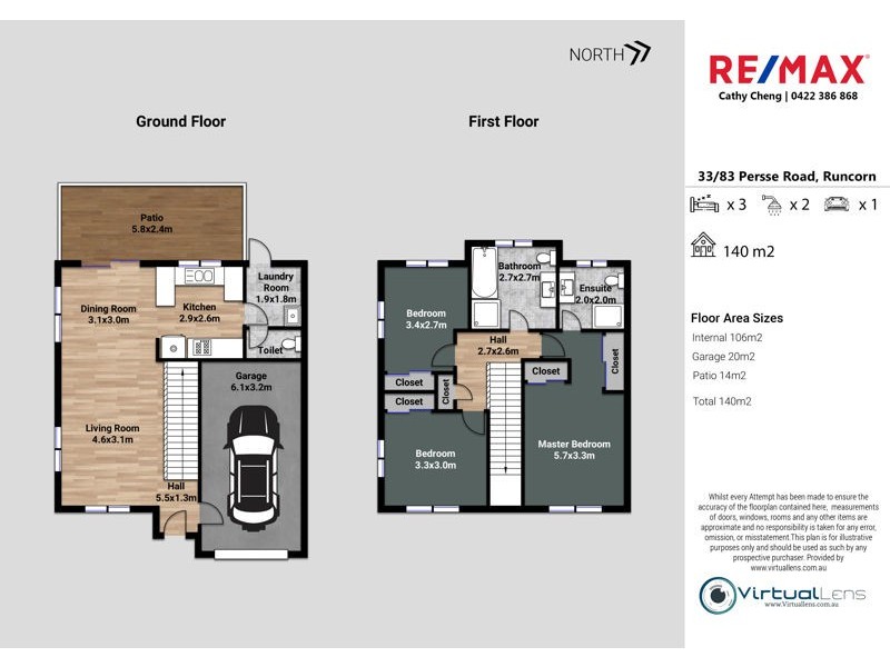 33/83 Persse Road, Runcorn QLD 4113 Floorplan