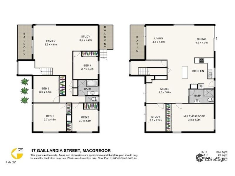 17 Gaillardia st, Macgregor QLD 4109 Floorplan