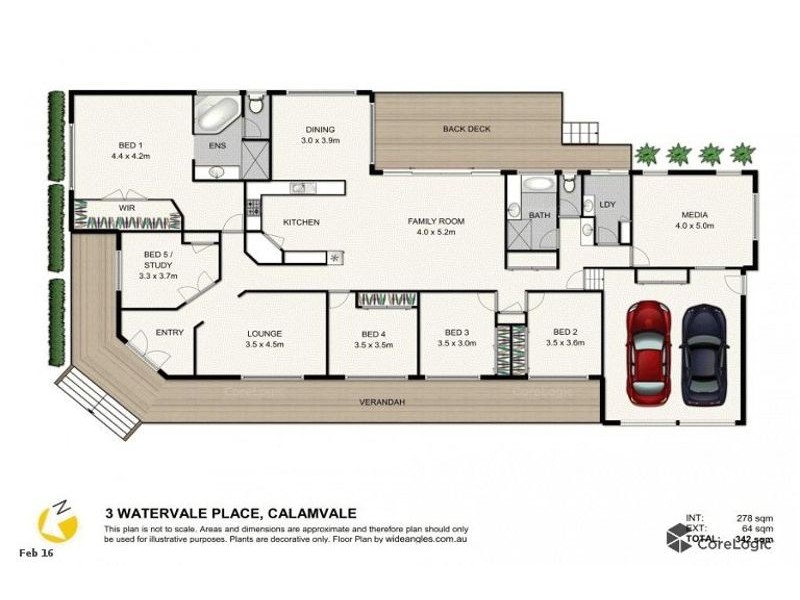 3 Watervale Place, Calamvale QLD 4116 Floorplan