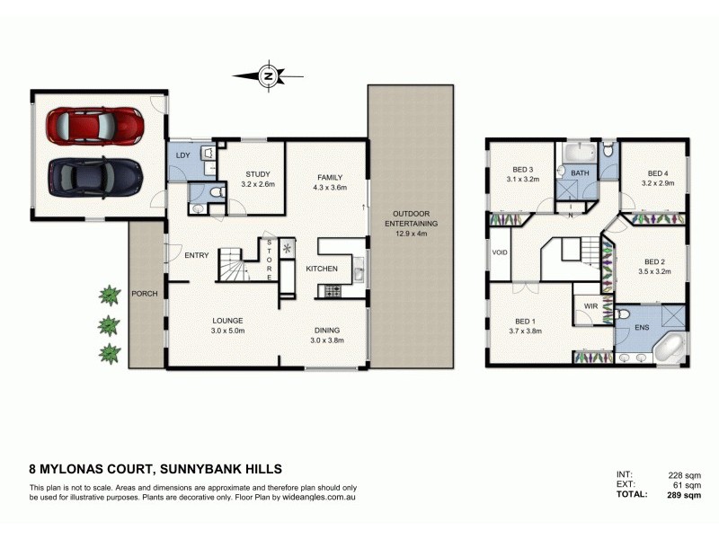 8 Mylonas Court, Sunnybank Hills QLD 4109 Floorplan