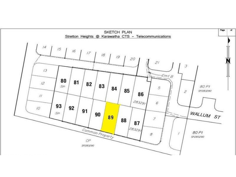 Lot 89/48 Wallum Street, Karawatha QLD 4117 Floorplan