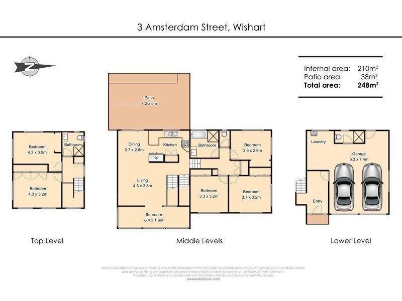 3 Amsterdam Street, Wishart QLD 4122 Floorplan