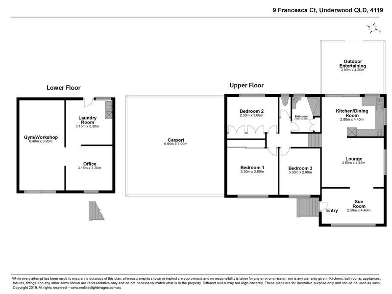 9 Francesca Court, Underwood QLD 4119 Floorplan