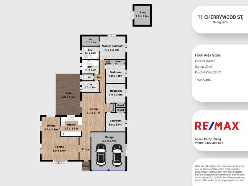 11 Cherrywood Street, Sunnybank Hills QLD 4109 Floorplan