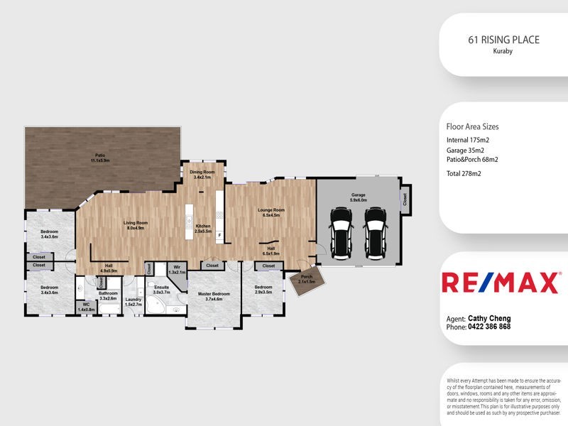 61 Rising Place, Kuraby QLD 4112 Floorplan