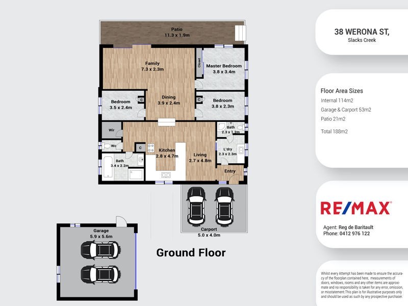 38 Werona Street, Slacks Creek QLD 4127 Floorplan