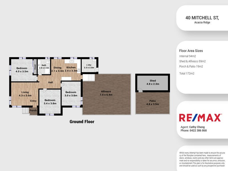 40 Mitchell Street, Acacia Ridge QLD 4110 Floorplan
