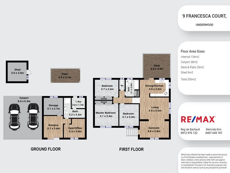 9 Francesca Court, Underwood QLD 4119 Floorplan