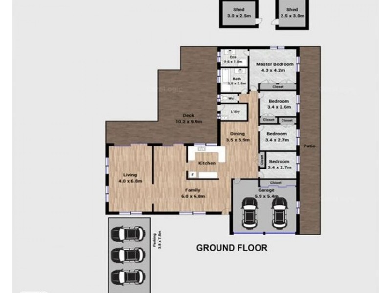47 dubarry street, Sunnybank Hills QLD 4109 Floorplan