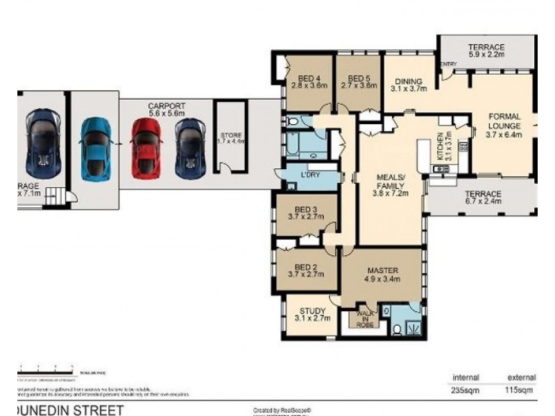 135 Dunedin street, Sunnybank QLD 4109 Floorplan