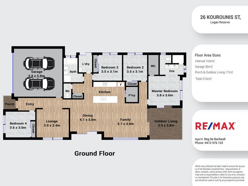 26 Kourounis Street, Logan Reserve QLD 4133 Floorplan