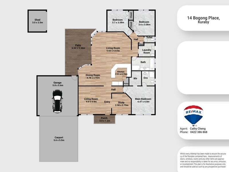 14 Bogong Place, Kuraby QLD 4112 Floorplan