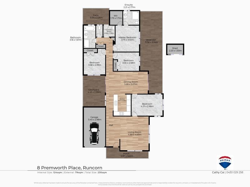 8 Premworth Place, Runcorn QLD 4113 Floorplan
