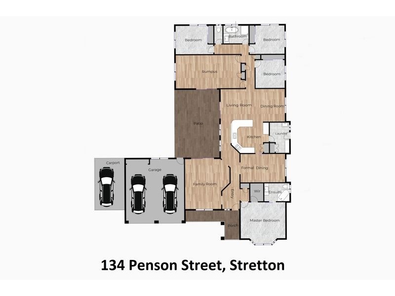 134 Penson Street, Stretton QLD 4116 Floorplan